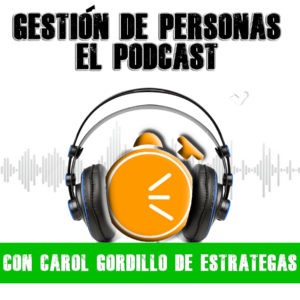 Logo para el podcast estrategas, es logo corto de estrategas sin letras con audifonos